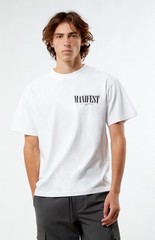 Pacsun Manifest Oversized White T-Shirt Size Medium New