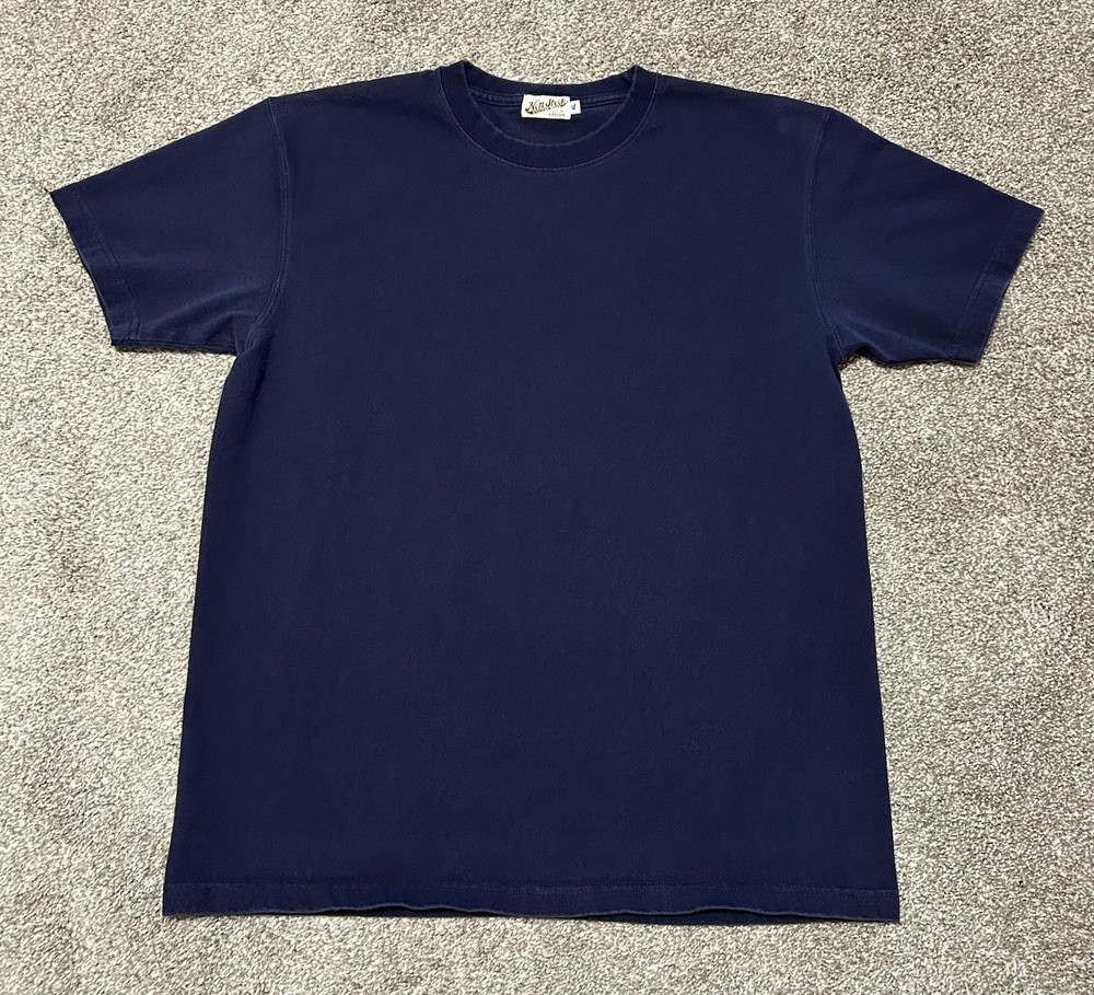 Non Stock Knitting Mills T-Shirt Men’s Size XL Navy Blue USA Made Workwear