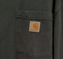 NWOT Carhartt Original Fit 2XL Regular Pocket Logo Cotton Crew T-Shirt NEW