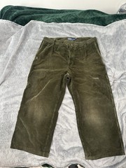 Polo Ralph Lauren Green Corduroy 2 Piece Chore Set Jacket/Pants XL/36×30 Pants
