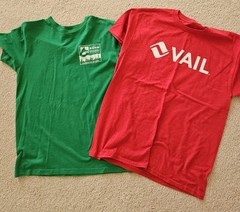 Lot Of 2 Vail Go Pro Mountain Games T Shirts Medium