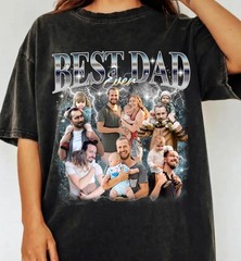 Personalized Dad Shirt with Kids Names Custom Fathers Day Gift