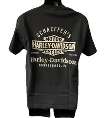 Harley Davidson Men’s Chrome Classic Short Sleeve T-Shirt Black 3002851-BLCK