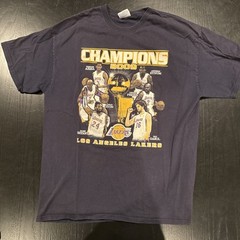 Vintage LA Lakers Kobe Bryant NBA Black T shirt XL 2009 Champions Championship