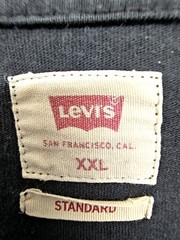 Levi’s Men’s T-Shirt Black Logo Size XXL Short Sleeve Cotton Crew Neck