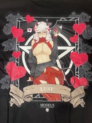 Lowkey! Geeks T-Shirt Seven Deadly Sins Lust Modeus Size M Waifu Anime
