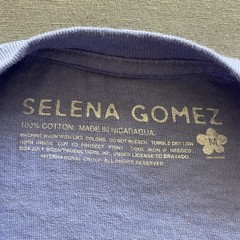 2020s Selena Gomez T Shirt Mens Medium Light Purple July Moon Official Merch