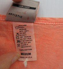 VTG Ocean Pacific Shirt Men Medium Orange OP Tank Top Artistic Surf Skate 80s *