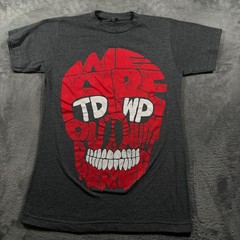 Tultex T-Shirt Mens Small Gray Skull The Devil Wears Prada We Are Outnumbered