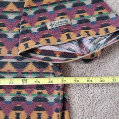 Vintage 90s Columbia Aztec Southwestern Sz 2XL Mens All Over Print Heavy T-Shirt