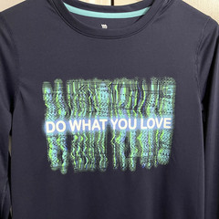All In Motion Long Sleeve Graphic Fishing Outdoor Sports T-Shirt Blue Youth XL