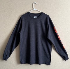 Carhartt Men’s Loose Fit Long Sleeve Logo Pullover Shirt Size M Carbon Heather