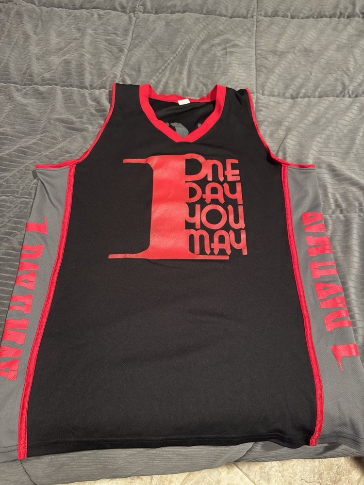 Rich Piana Gym Bodybuilding Jersey Polyester Large 5% One Day You May Vintage