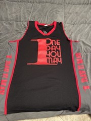Rich Piana Gym Bodybuilding Jersey Polyester Large 5% One Day You May Vintage