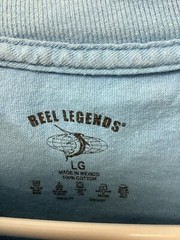 Reel Legends Tarpon Blue Large Long Sleeve Cotton T Shirt T10
