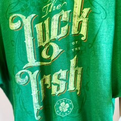 Way to Celebrate Mens St Patricks Day Luck of the Irish Green Graphic Tee XL NEW