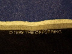 VINTAGE THE OFFSPRING Punk Band T-Shirt 1999 Giant Mens LARGE 1990’s