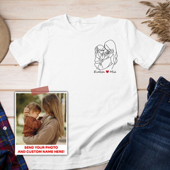 Custom Photo Mom & Kids Unisex T-shirt | Mother’s Day Gifts for Mom