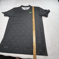 Nike Men’s The Nike Tee Dri-Fit Anti Odor Training Shirt All Over Grid & Logo M