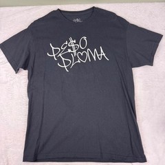 Peso Pluma Tour 2023 Concert T-Shirt Mens Large Black Double P Records Graphic