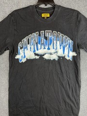 Chinatown Market Lightning Clouds Graphic Black Crewneck T-shirt Men’s S