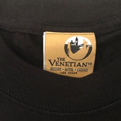 The Venetian Casino Las Vegas Black T Shirt Mens Large