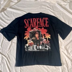 Scarface x Reason Graphic T Shirt Black NWT XL Tony Montana Movie Streetwear