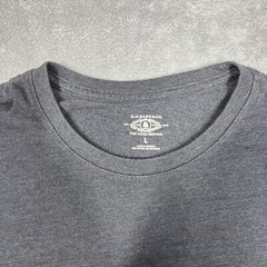 G.H. Bass & Co. Rock Mills Lake Mens T-Shirt Size Large Dark Heather Gray EUC