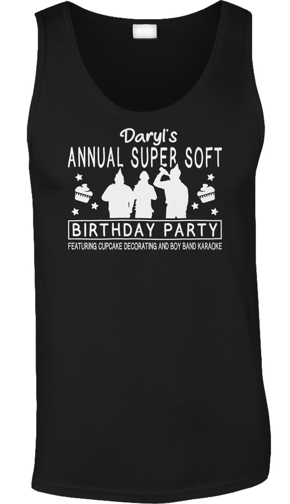 Daryls Birthday Party Karaoke TV Quote Funny Comedy Letterkenney Wayne Mens Tank