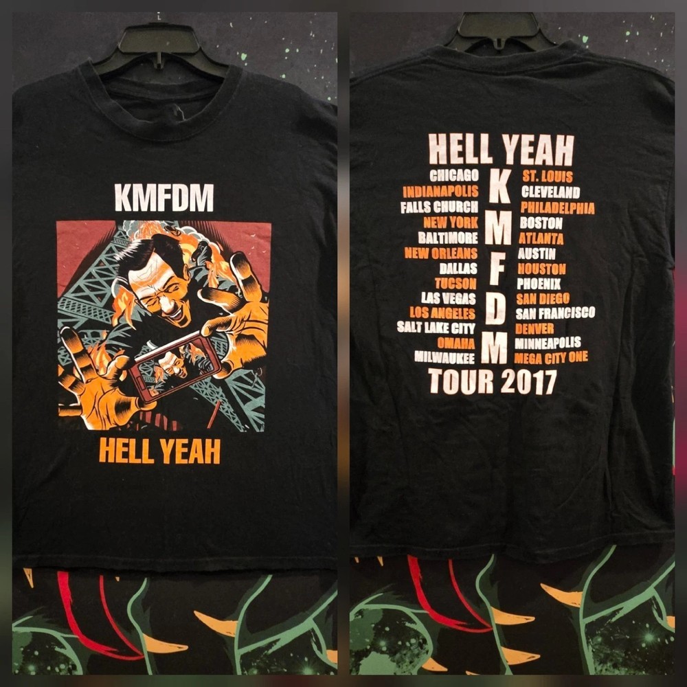 New Popular KMFDM Band Hell Yeah 2017 Gift For Fans Unisex S-5XL Shirt WE1061