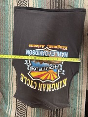 Kingman Cycle Harley Davidson Kingman, AZ Shirt, Medium, 27 in Long 19 in Wide