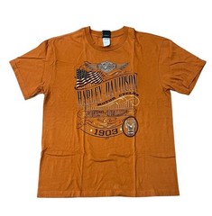 Harley Davidson Shirt XL Springfield, IL American Flag Finest Quality 1903 USA