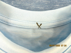 UNBRANDED SZ M NWOT Polyest/Cotton Men’s 3 Tone Marled Blue Crew Neck T- Shirt