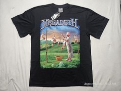 Megadeath Youthanasia Rock Band XL Shirt Black Front And Back Huge Print NWT