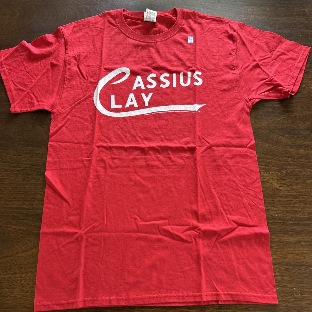 Cassius Clay Red T-Shirt Medium Muhammad Ali