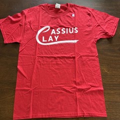 Cassius Clay Red T-Shirt Medium Muhammad Ali