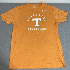 Nike Tennessee Volunteers Shirt Men’s Size Large Logo Swoosh Big T Logo Orange