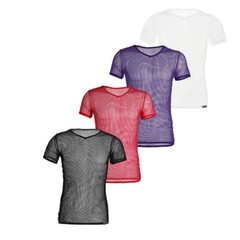 US Mens T-Shirt Fitness Clubwear Workout Vest Sexy Tops Sleepwear Blouse Summer
