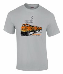 BNSF Train ES44DC Authentic locomotive Railroad lovers T-Shirt [38]