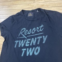 Scotch & Soda Resort Twenty Two Shirt Adult XXL Black Blue/Green Beach Comfort