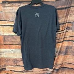 108 Stitches Men’s T-Shirt L Heather Gray Pointy Boots Amarillo Tri-Blend