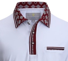 Men’s Luxurious Fine Cotton Polo Shirt,Italian Style,Stretch M to 3XL….C8.A
