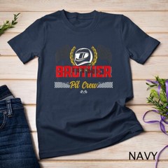 brother Pit Crew Birthday Party Race Car Racing Family T-Shirt Unisex T-shirt