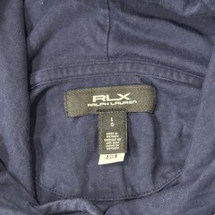 RLX Ralph Lauren Hooded T-Shirt Men L Navy 2025 USA Ryder Cup Polo Bear Golf