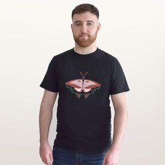 ‘Cranberry Moth’ Unisex T-Shirt – 100% Cotton (S-XXL) (TA060032)