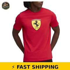 PUMA Ferrari Graphic T-Shirt, Rosso Corsa, X-Large