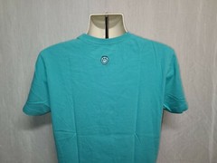 Life is Good Lawn Ranger Adult Medium Cyan TShirt