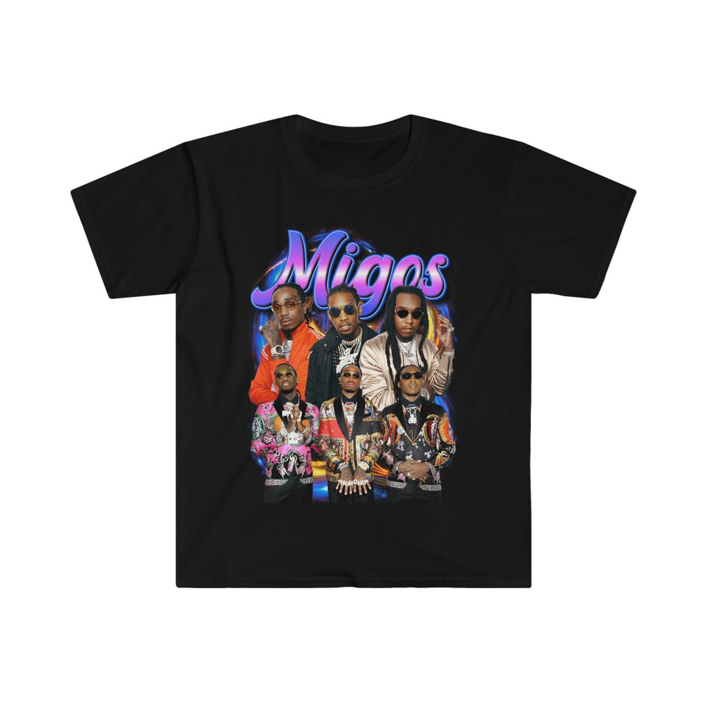 Adult Unisex Migos Hip Hop Fan Style Softstyle T-Shirt