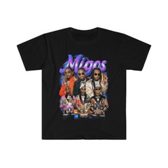 Adult Unisex Migos Hip Hop Fan Style Softstyle T-Shirt