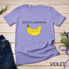Dolce And Banana Funny Graphic Fruit Vegan Veggie Healthy T-Shirt Unisex T-shirt